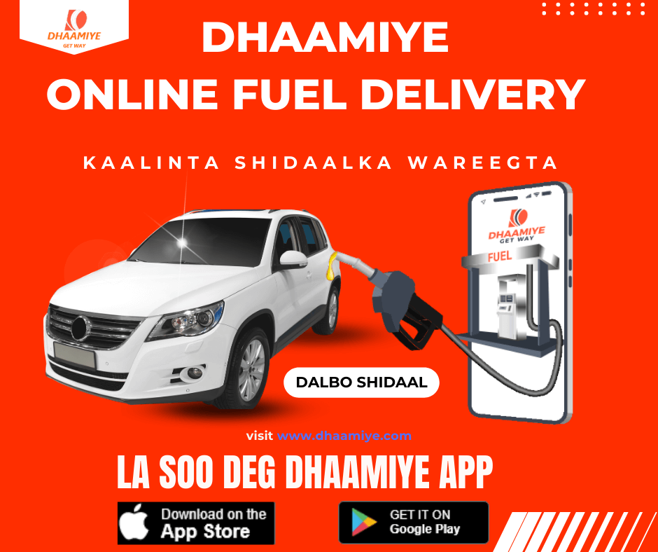 dhaamiye truck filling up vehicles
