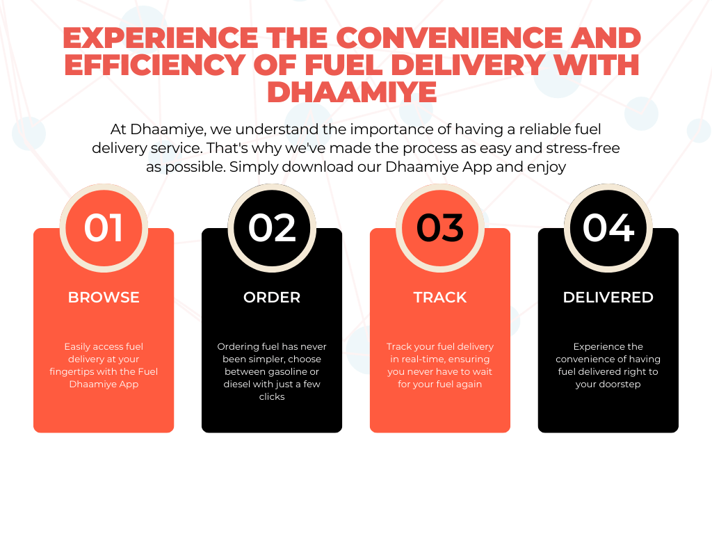 dhaamiye truck filling up vehicles